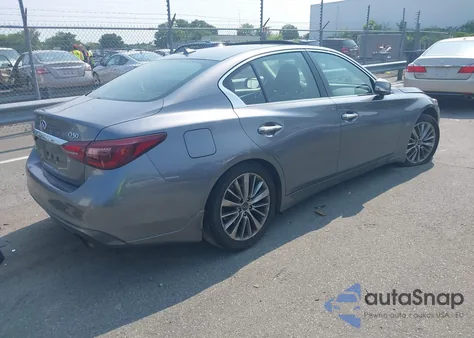 2018 Infiniti Q50 Luxe/Sport from USA, damaged, VIN JN1EV7AR6JM442422